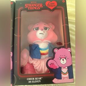 Care Bears Cheer Bear as Eleven Plush - Pink and Blue